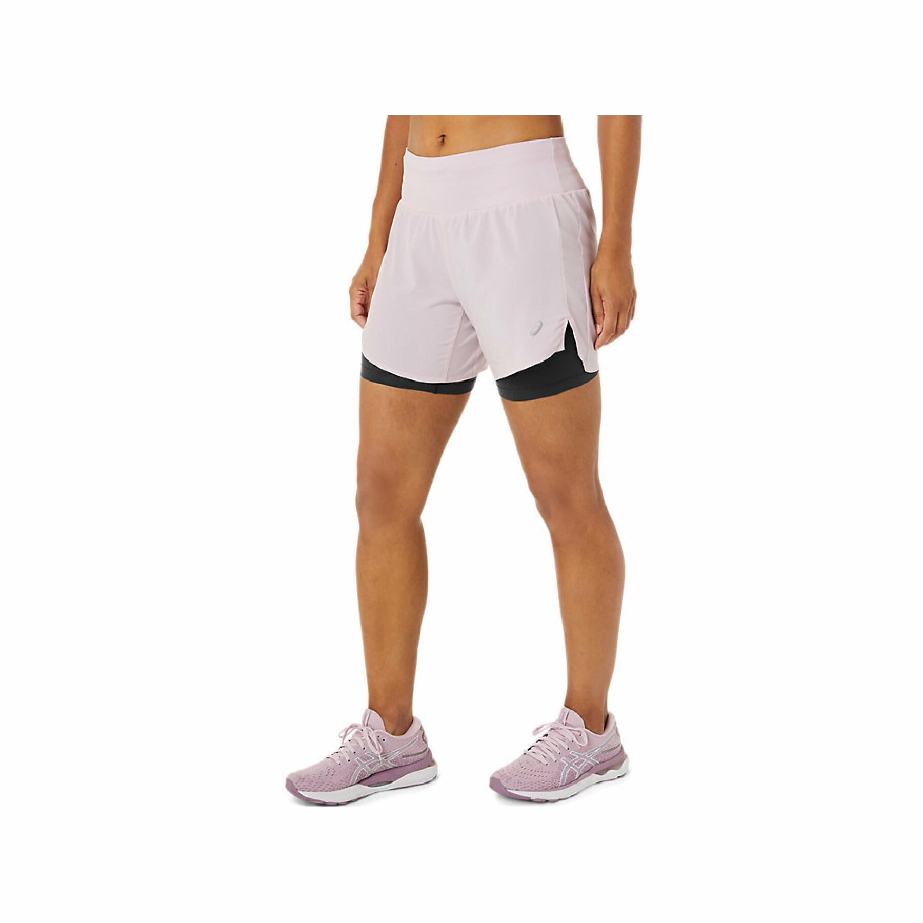 Pantalones cortos de mujer Asics Road 2-N-1 5.5in